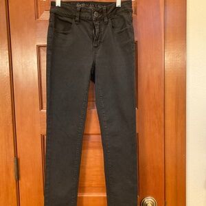 American Eagle Black slim jeans